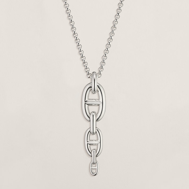 Chaine d'ancre Enchainee pendant, large model | Hermès USA Chaine d'ancre Enchainee pendant, large model | Hermès USA